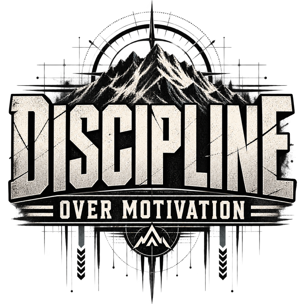 Discipline Over Motivation Oversized Streetwear T-Shirt