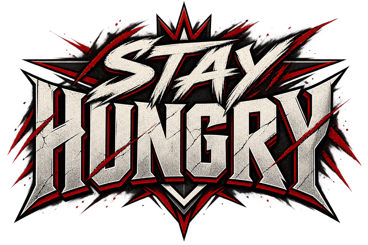 Stay Hungry Keep Building Oversized Streetwear T-Shirt