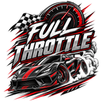 Full Throttle Oversized Racing Graphic T-Shirt