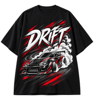 DRIFT — Oversized Automotive Graphic T-Shirt