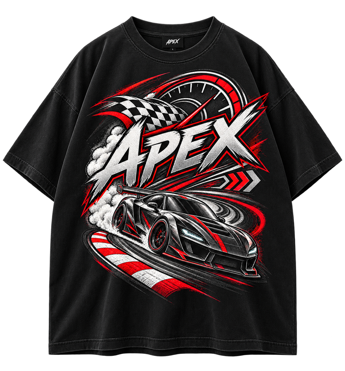 APEX Find The Line Oversized Racing T-Shirt