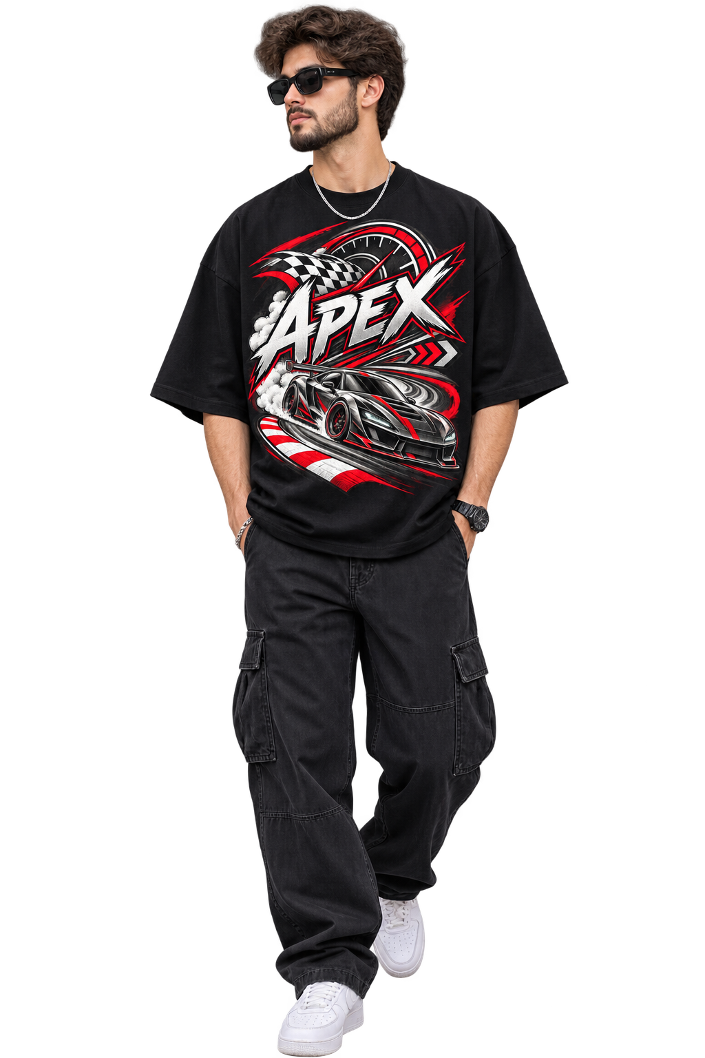 APEX Find The Line Oversized Racing T-Shirt