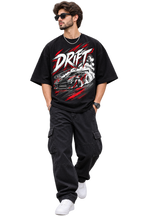 DRIFT — Oversized Automotive Graphic T-Shirt