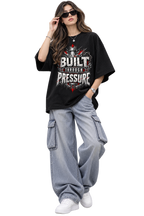 Built Through Pressure Oversized Graphic T-Shirt