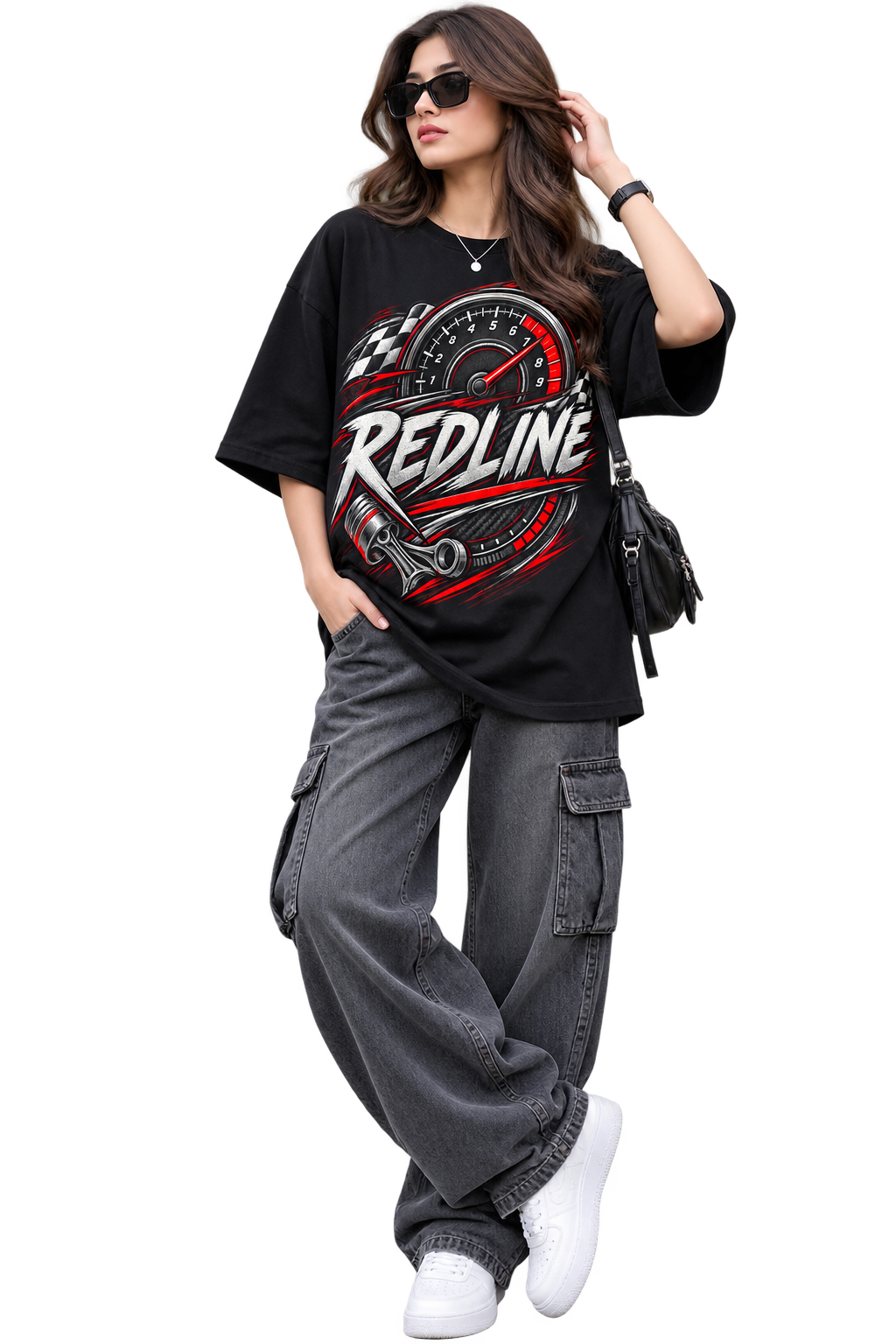 REDLINE Oversized Motorsport Graphic T-Shirt